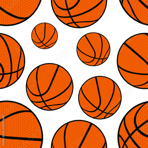 basketball isolated on white background © selim