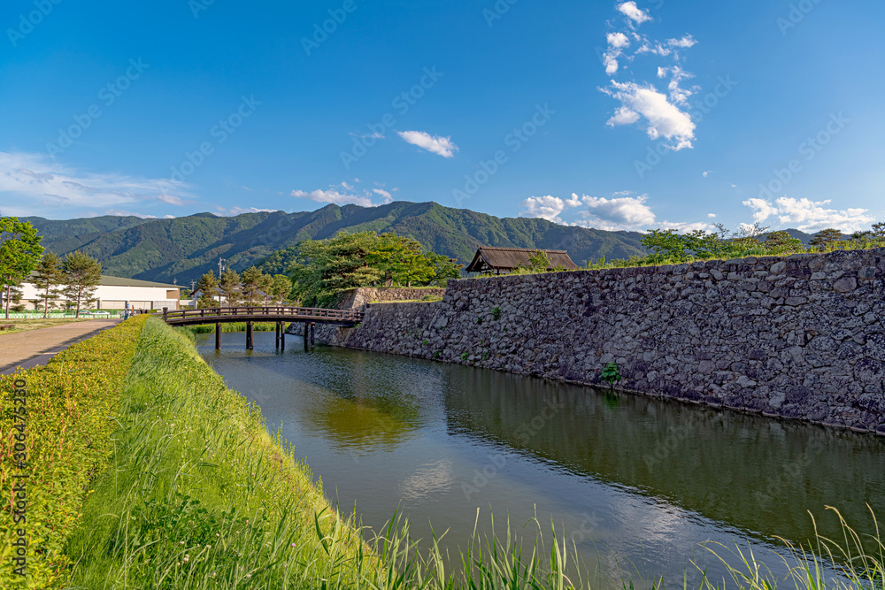Fototapeta premium 長野 松代城址の風景