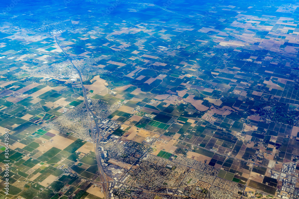 Aerial view of the Stanislaus County Aerial view of the Stanislaus County
