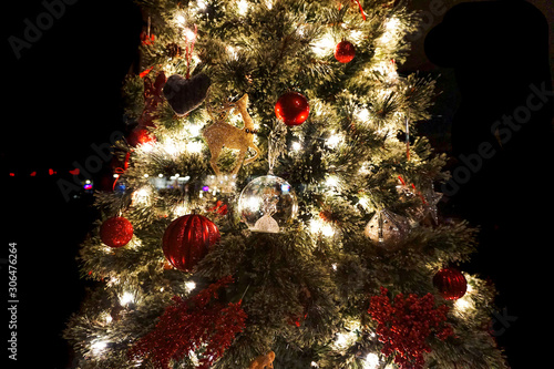 Christmas Tree Ornaments and Lights