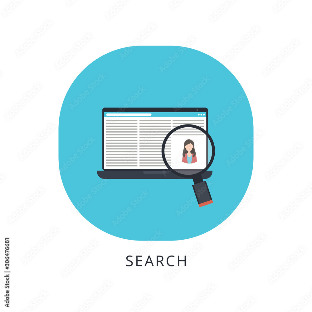 Computer search icon. Logo element illustration. computer search design. Computer search icon. Logo element illustration. computer search design.