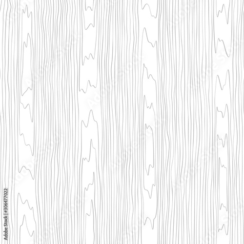 Seamless wooden pattern. Wood grain texture. Dense lines. Abstract background. Vector illustration