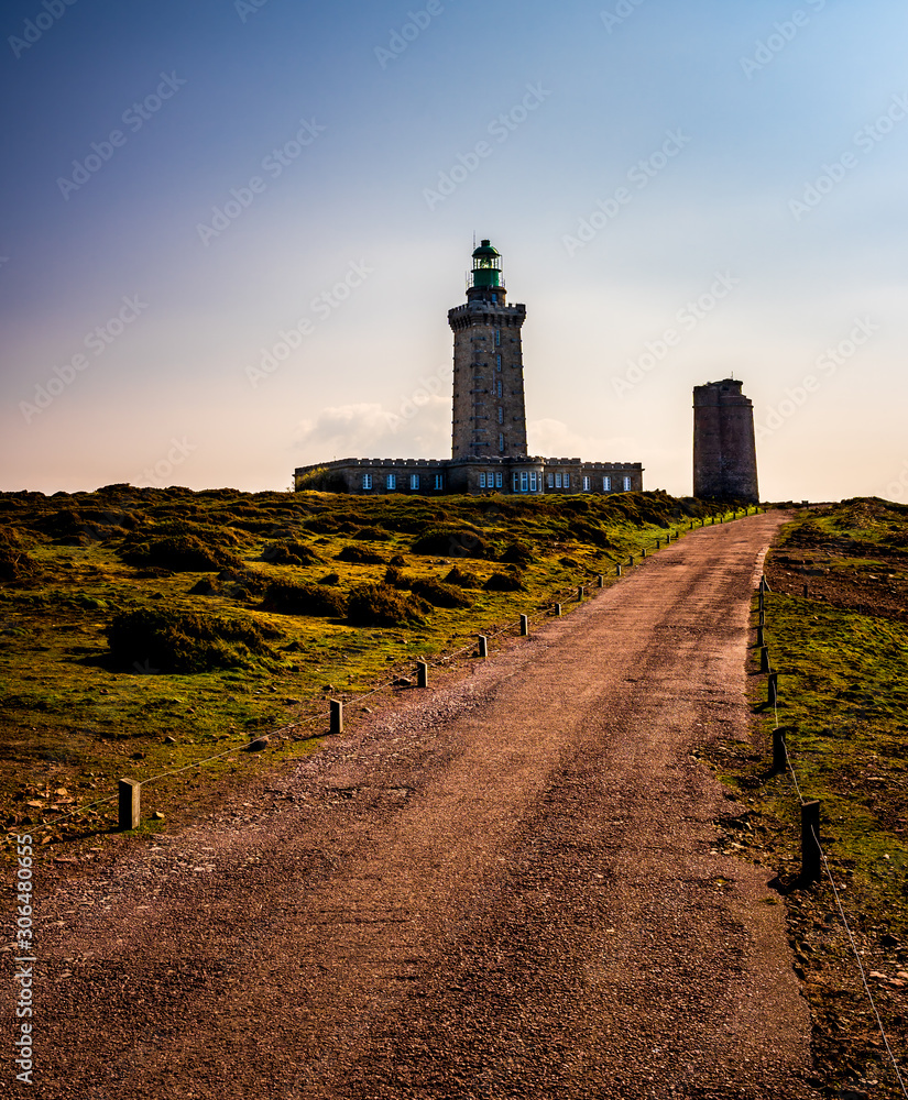 Φωτογραφία Cape Frehel lighthouse (Phare Du Cap Frehél) in France is a maritime lighthouse and historic monument of Côtes-d'Armor