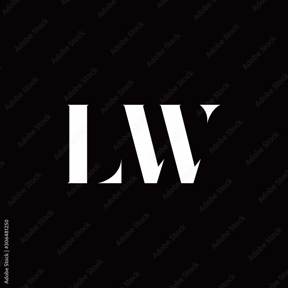LW Logo Letter Initial Logo Designs Template LW Logo Letter Initial Logo Designs Template