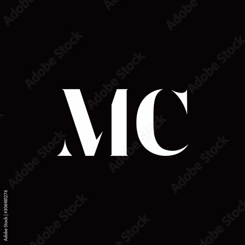 MC Logo Letter Initial Logo Designs Template