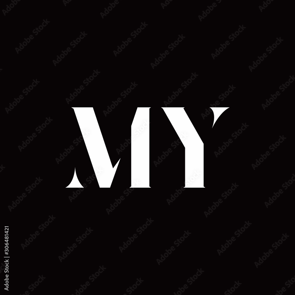 MY Logo Letter Initial Logo Designs Template MY Logo Letter Initial Logo Designs Template