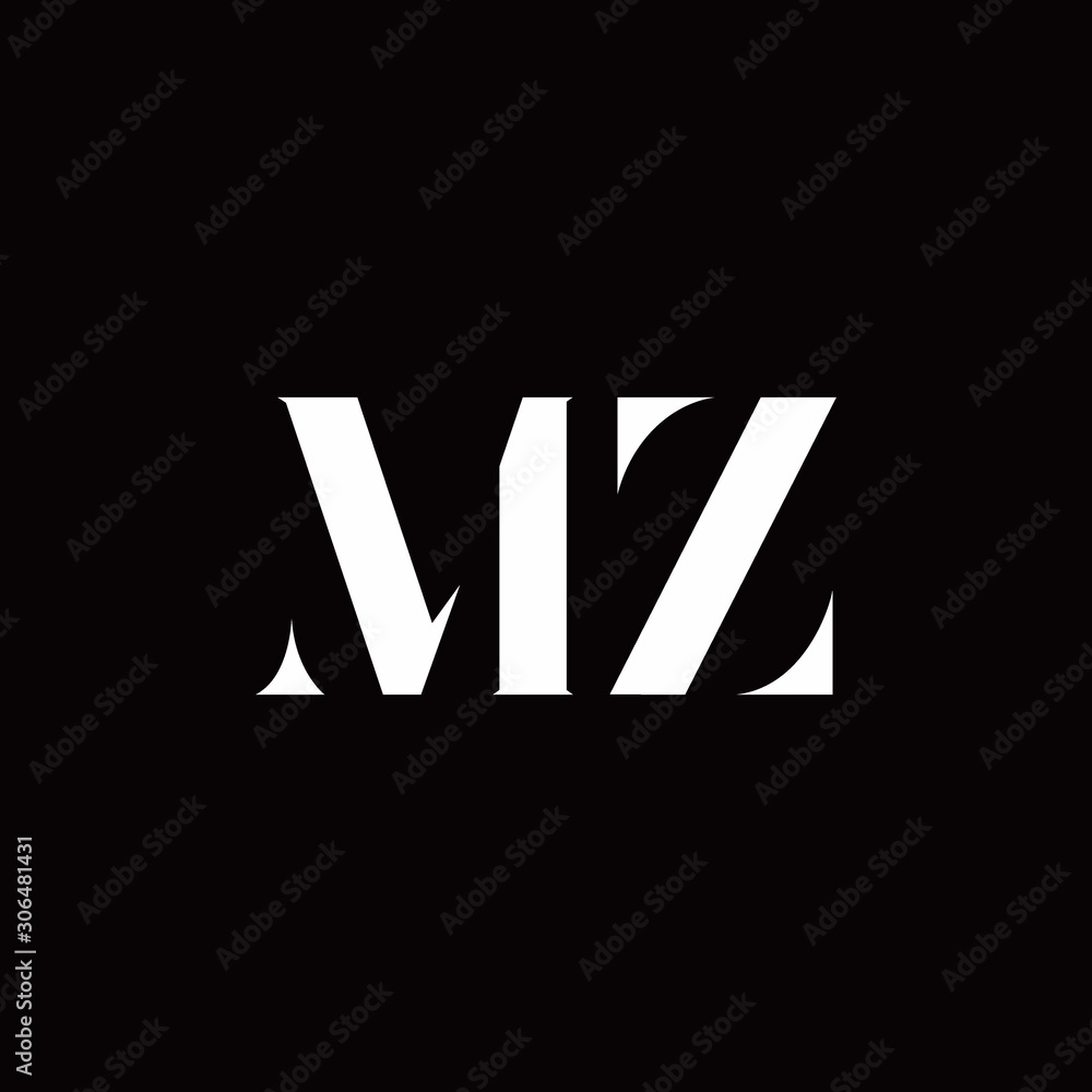 MZ Logo Letter Initial Logo Designs Template MZ Logo Letter Initial Logo Designs Template