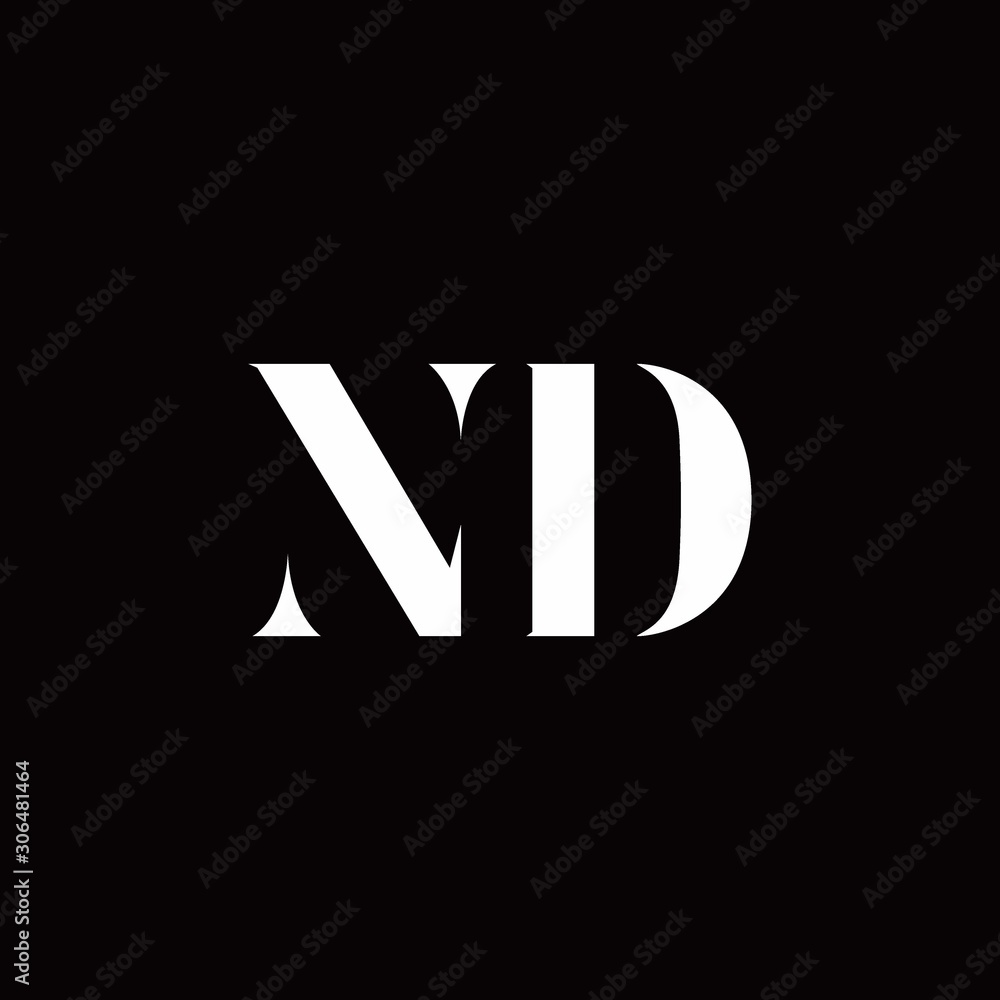 ND Logo Letter Initial Logo Designs Template ND Logo Letter Initial Logo Designs Template