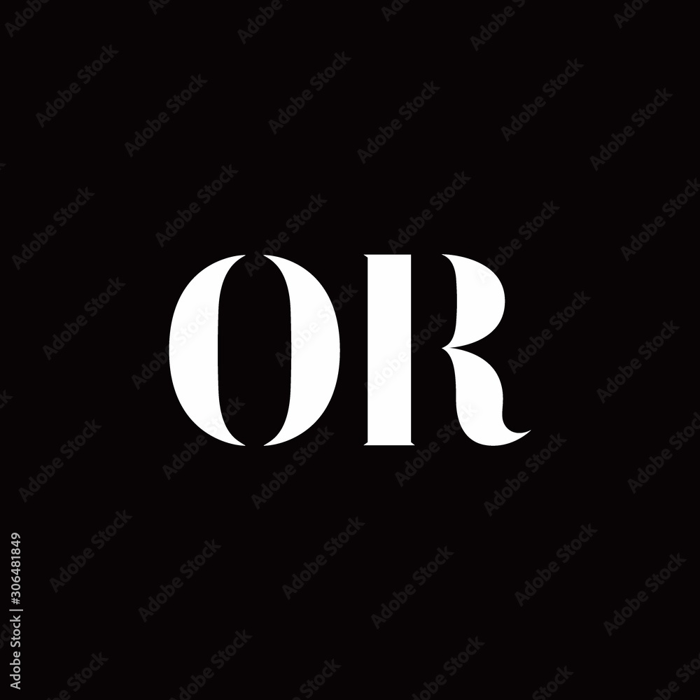 OR Logo Letter Initial Logo Designs Template OR Logo Letter Initial Logo Designs Template