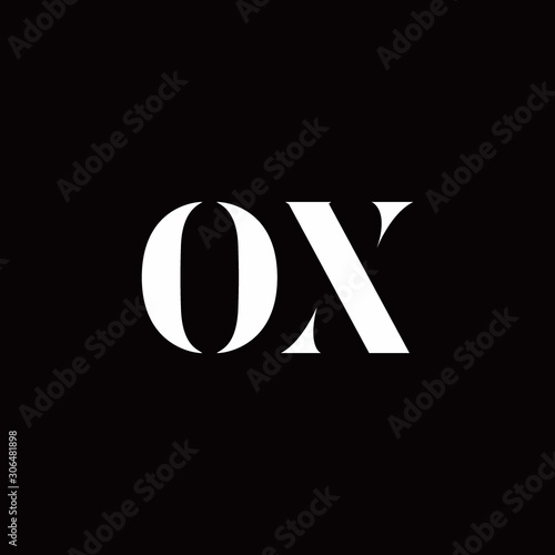 OX Logo Letter Initial Logo Designs Template