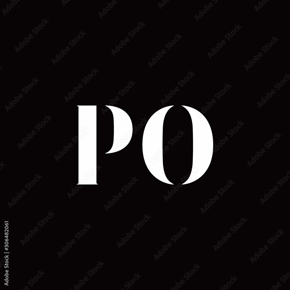 PO Logo Letter Initial Logo Designs Template PO Logo Letter Initial Logo Designs Template