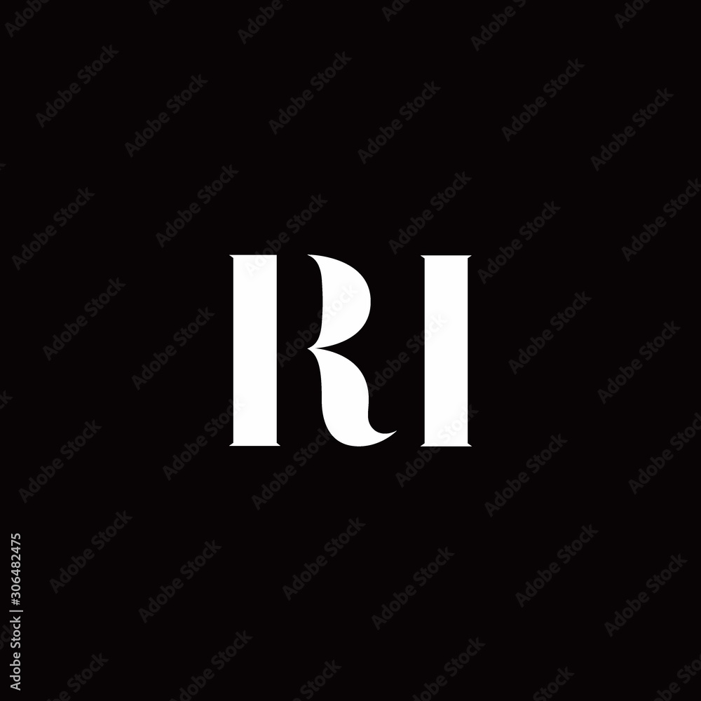 RI Logo Letter Initial Logo Designs Template RI Logo Letter Initial Logo Designs Template