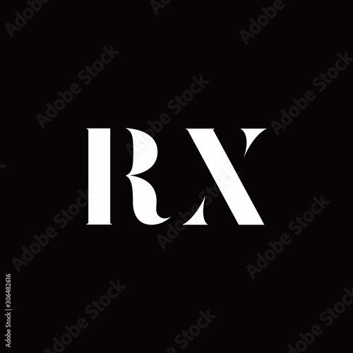 RX Logo Letter Initial Logo Designs Template