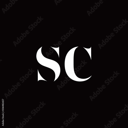 SC Logo Letter Initial Logo Designs Template