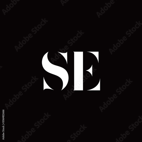 SE Logo Letter Initial Logo Designs Template