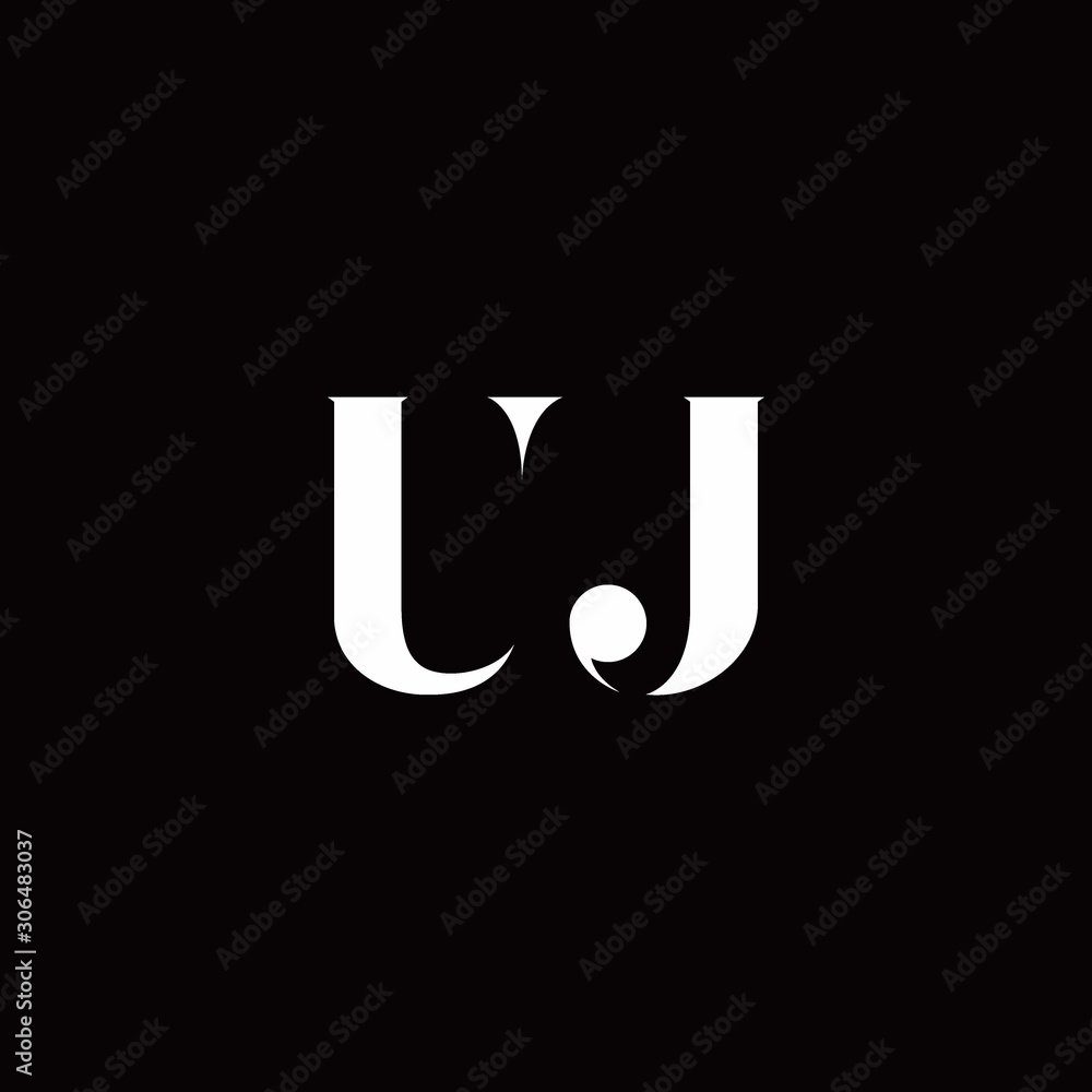 UJ Logo Letter Initial Logo Designs Template UJ Logo Letter Initial Logo Designs Template