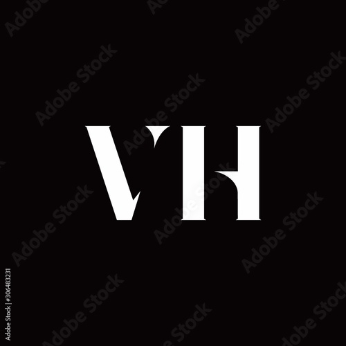 VH Logo Letter Initial Logo Designs Template