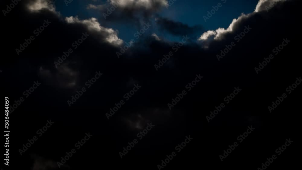 Dramatic storm rainy clouds timelapse Dramatic storm rainy clouds timelapse