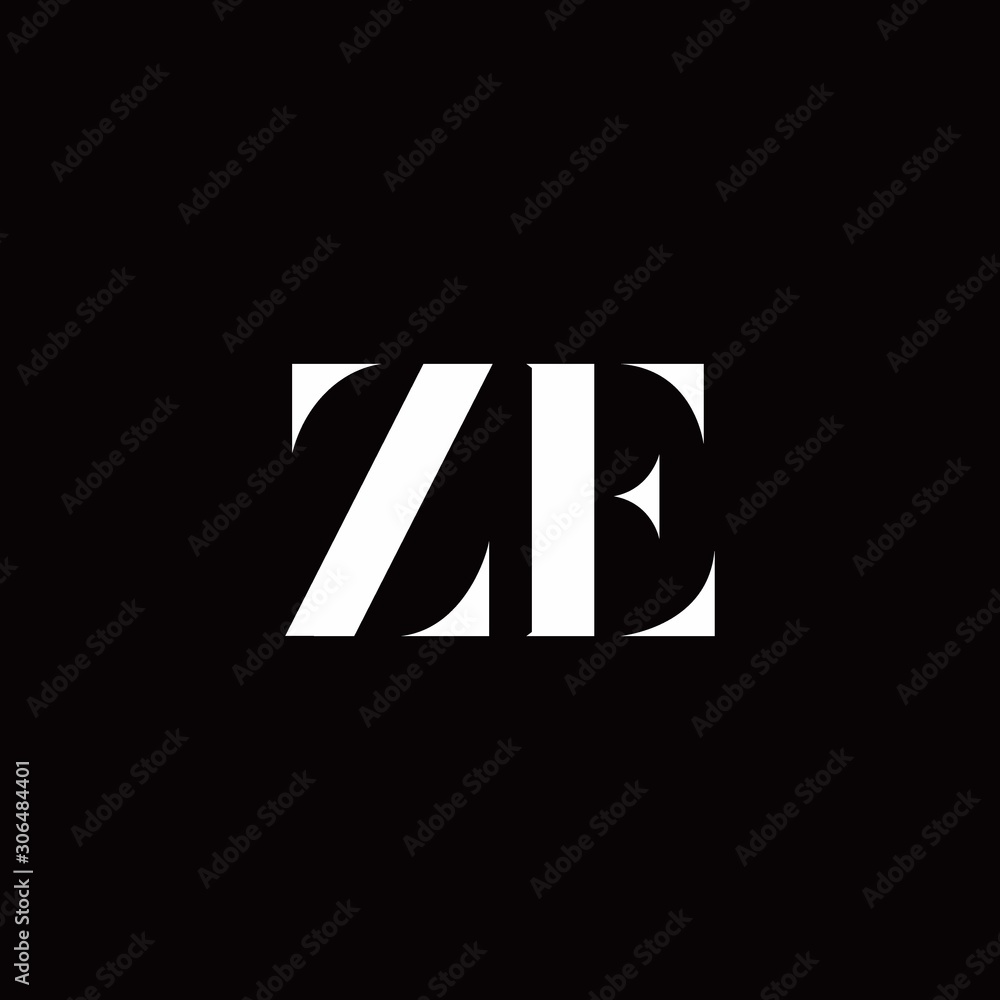 ZE Logo Letter Initial Logo Designs Template ZE Logo Letter Initial Logo Designs Template