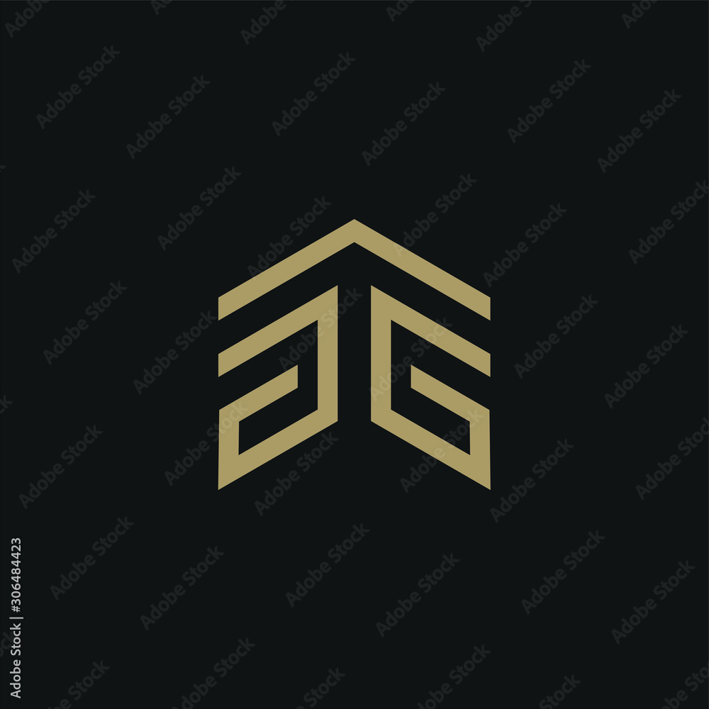 Arrow up elegant logo vector template download Arrow up elegant logo vector template download