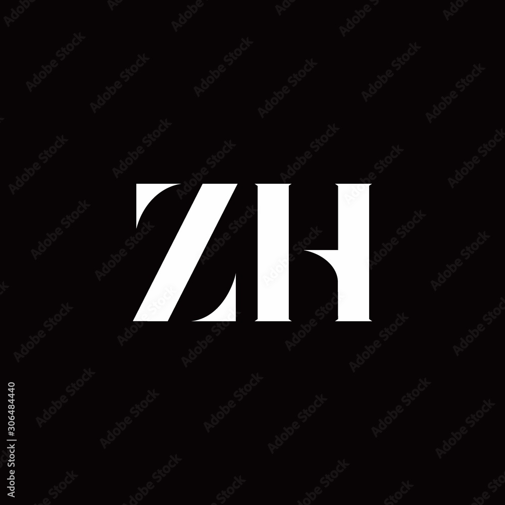 ZH Logo Letter Initial Logo Designs Template ZH Logo Letter Initial Logo Designs Template