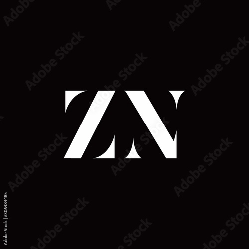ZN Logo Letter Initial Logo Designs Template