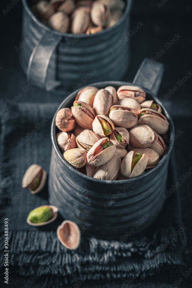 Fresh pistachios as a healthy and good snack Fresh pistachios as a healthy and good snack