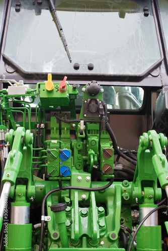 Détail de véhicule agricole moderne