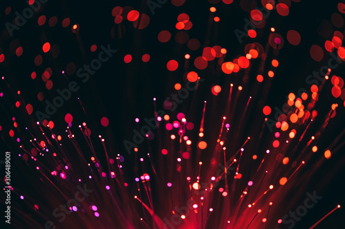Fiber optic abstract colorful background