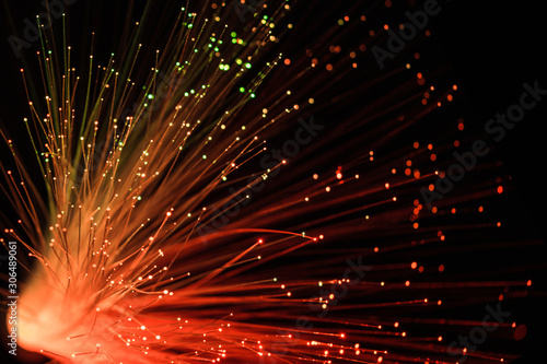 Fiber optic abstract colorful background