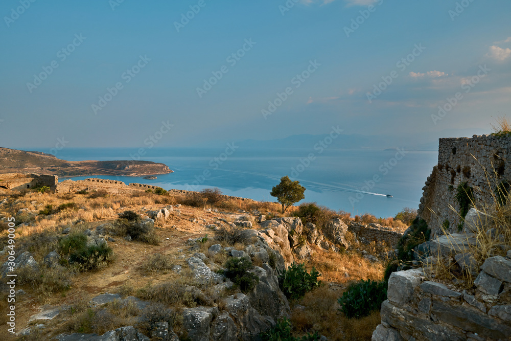 view over the Aegean sea
