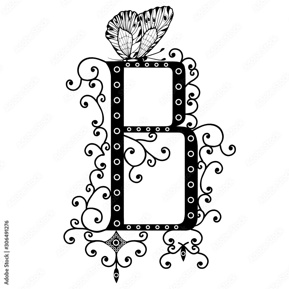 Written Letter Clipart Black And White