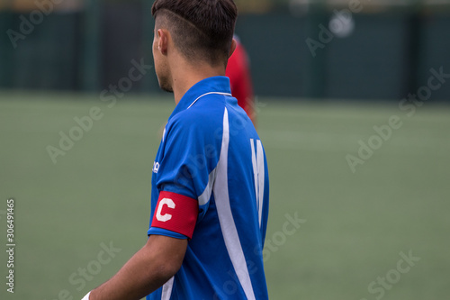 Partita di calcio giovanile. Lega giovani.