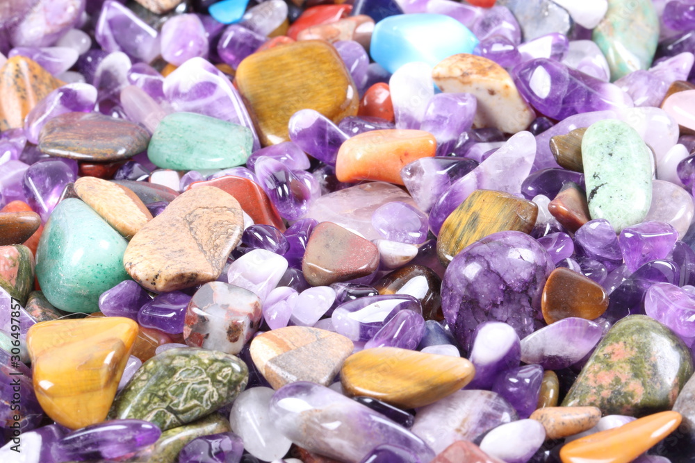 pile of semi precious jewelry stones closeup pile of semi precious jewelry stones closeup