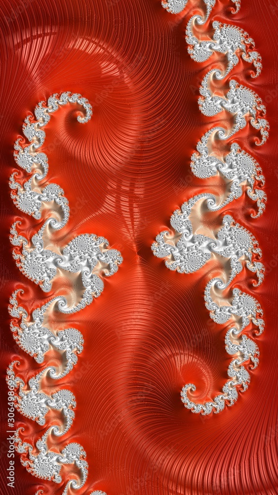 Artfully 3D rendering fractal background Artfully 3D rendering fractal background