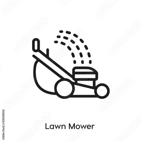 lawn mower icon vector. landscaping machine mower icon vector symbol illustration. Modern simple vector icon for your design. mowing and landscaping machine mower icon vector	