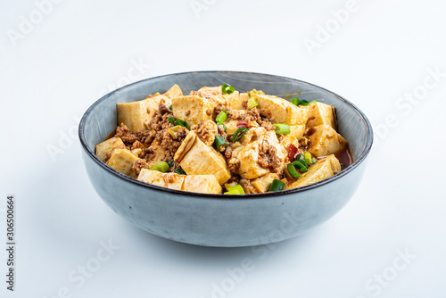 A bowl of spicy Mapo tofu from China