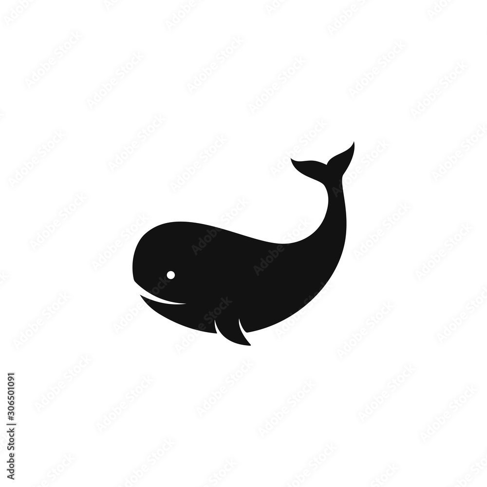 Set of whales logo vector icon illustration concept Set of whales logo vector icon illustration concept