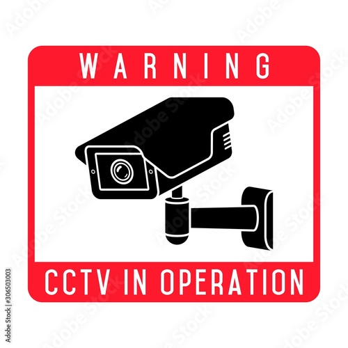 Security camera. CCTV icon. Video surveillance icon.