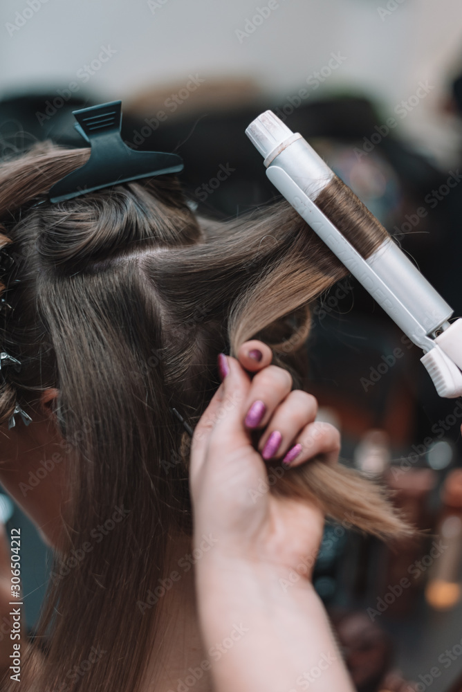 Fototapeta premium Acconciature backstage