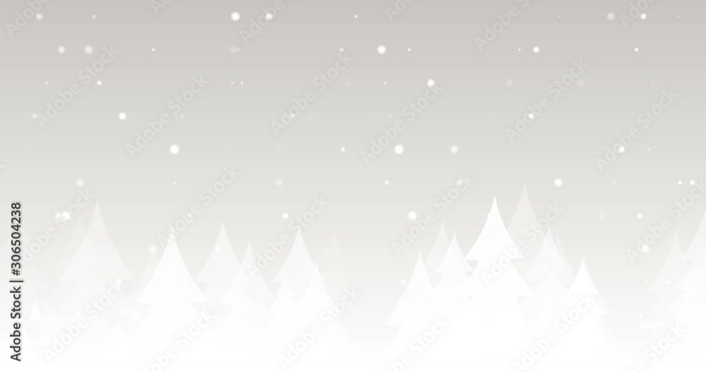 4k White xmas seamless looping background. Festive magic winter holiday BG. Circle moving tree, snowflakes. Silver elegant video. Minimal light empty abstract template. Merry Christmas sale banner 4k White xmas seamless looping background. Festive magic winter holiday BG. Circle moving tree, snowflakes. Silver elegant video. Minimal light empty abstract template. Merry Christmas sale banner