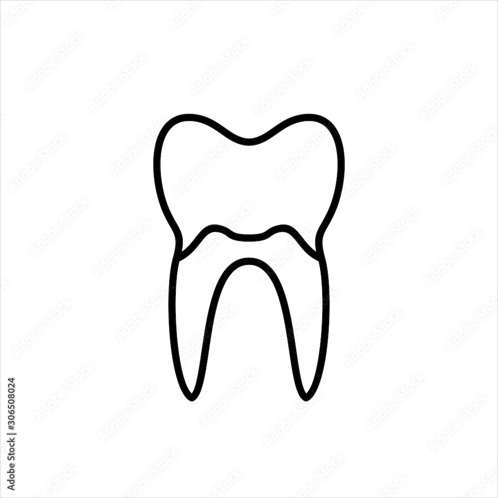 Tooth Icon vector Tooth Icon vector