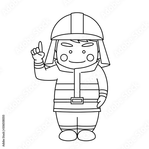 消防士説明