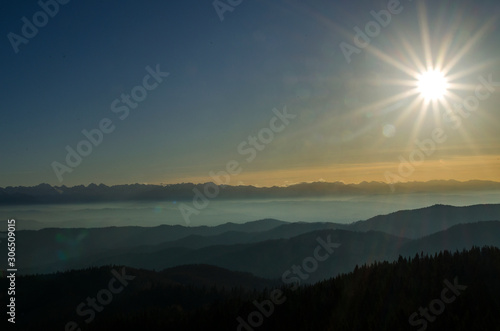 Panorama Tatr z Gorca