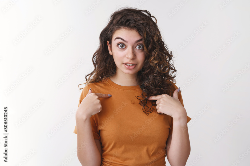 Someone Bothered Shocked intense bothered young armenian woman surprised someone accused ...
