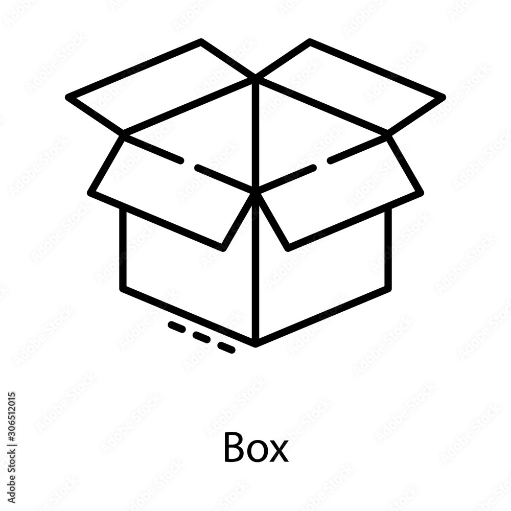 Open Cardboard Vector Open Cardboard Vector