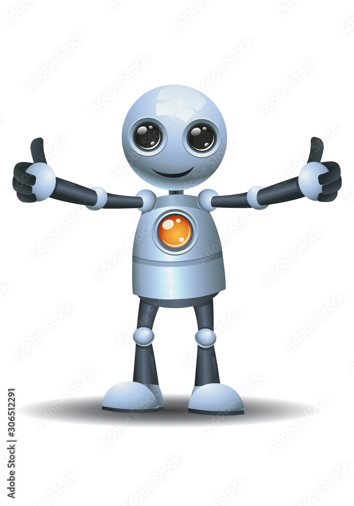 Naklejka premium robot with a camera