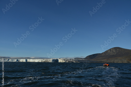Arctic glacier, Novaya Zemlya, Russia