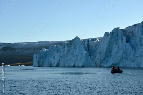 Arctic glacier, Novaya Zemlya, Russia