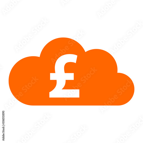 Britisches Pfund und Wolke